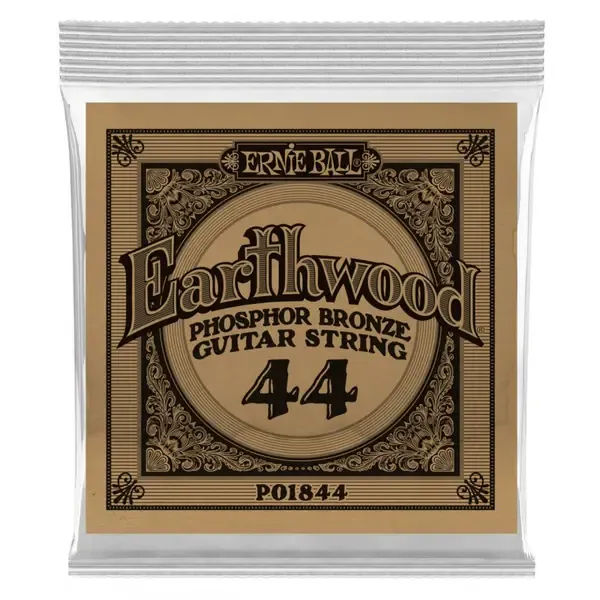 Струна для акустической гитары Ernie Ball P01844 Earthwood, фосфорная бронза, калибр 44