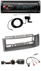 Pioneer Bluetooth DAB USB Lenkrad Autoradio für Renault Megane Scenic 96-00 anth