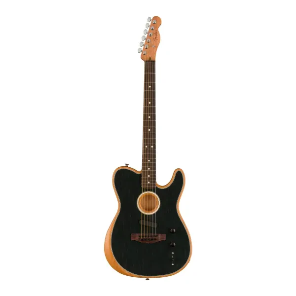 Fender Acoustasonic Player Telecaster 6 String Acoustic-Electric Guitar Black