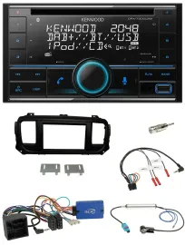 Kenwood CD 2DIN DAB USB Lenkrad Bluetooth Autoradio für Citroen Spacetourer Jump