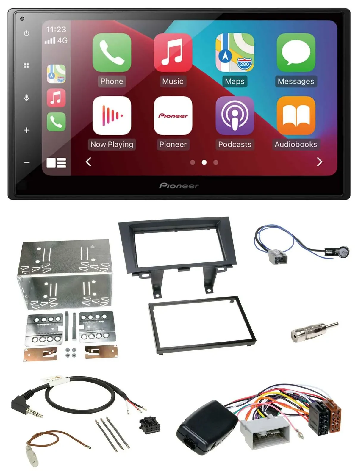 Pioneer USB Lenkrad DAB 2DIN Bluetooth Autoradio für Honda CRV 2006-2012