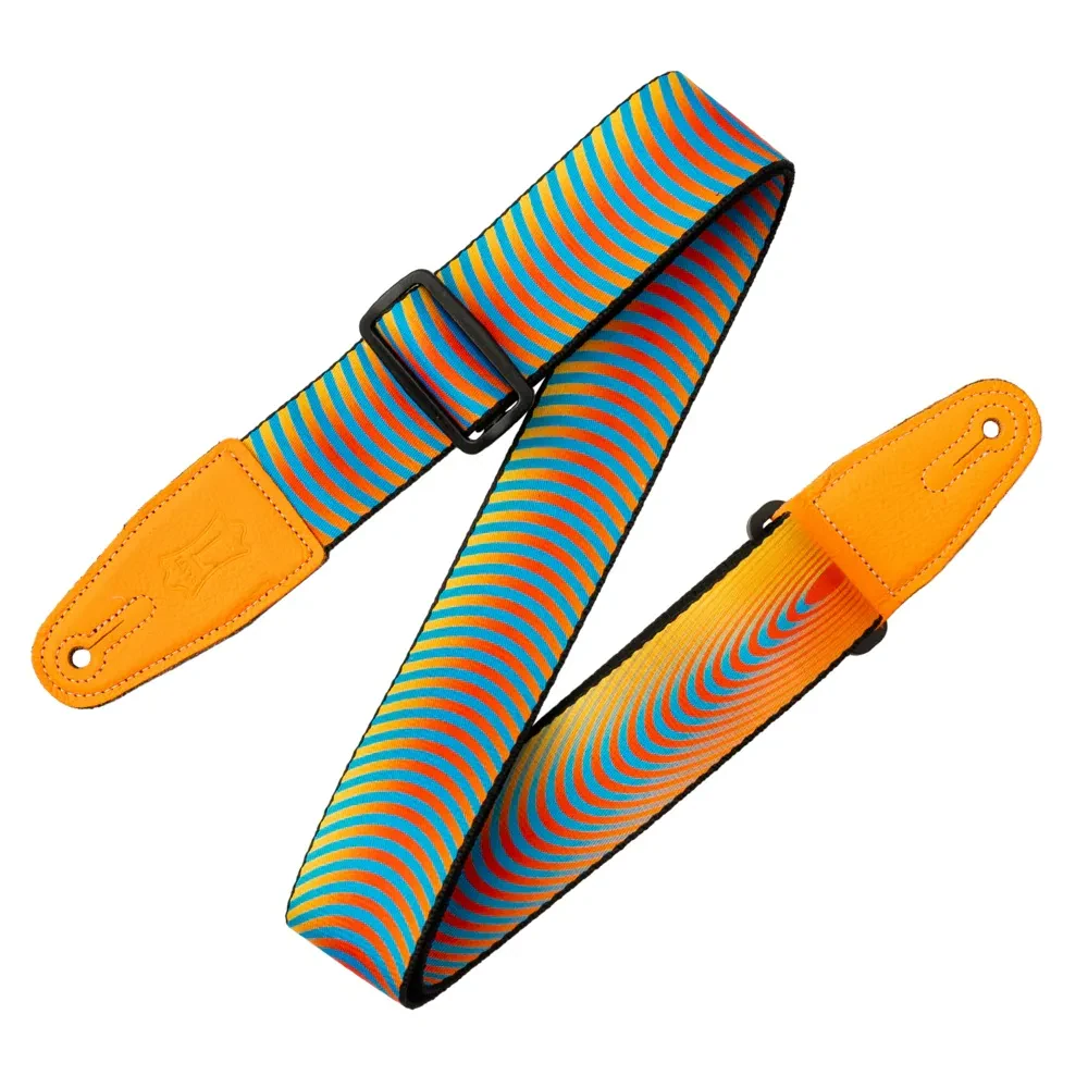 Ремень для гитары Levy's MP2OI-003 Optical Illusion Series Sonic Boom