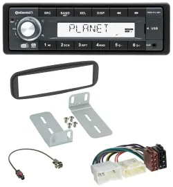 Continental MP3 AUX USB DAB 1DIN Autoradio für Renault Clio (2012-2017)