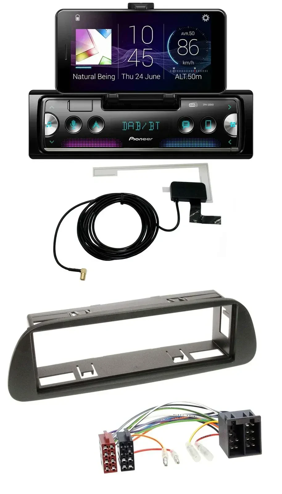 Автомагнитола для Mercedes Sprinter W314 Pioneer DAB, Bluetooth, MP3, USB