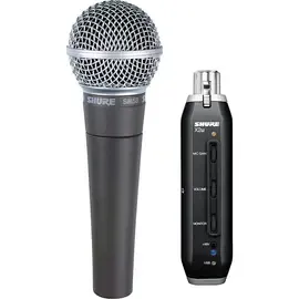 Вокальный микрофон Shure SM58 and X2u XLR-to-USB Digital Bundle