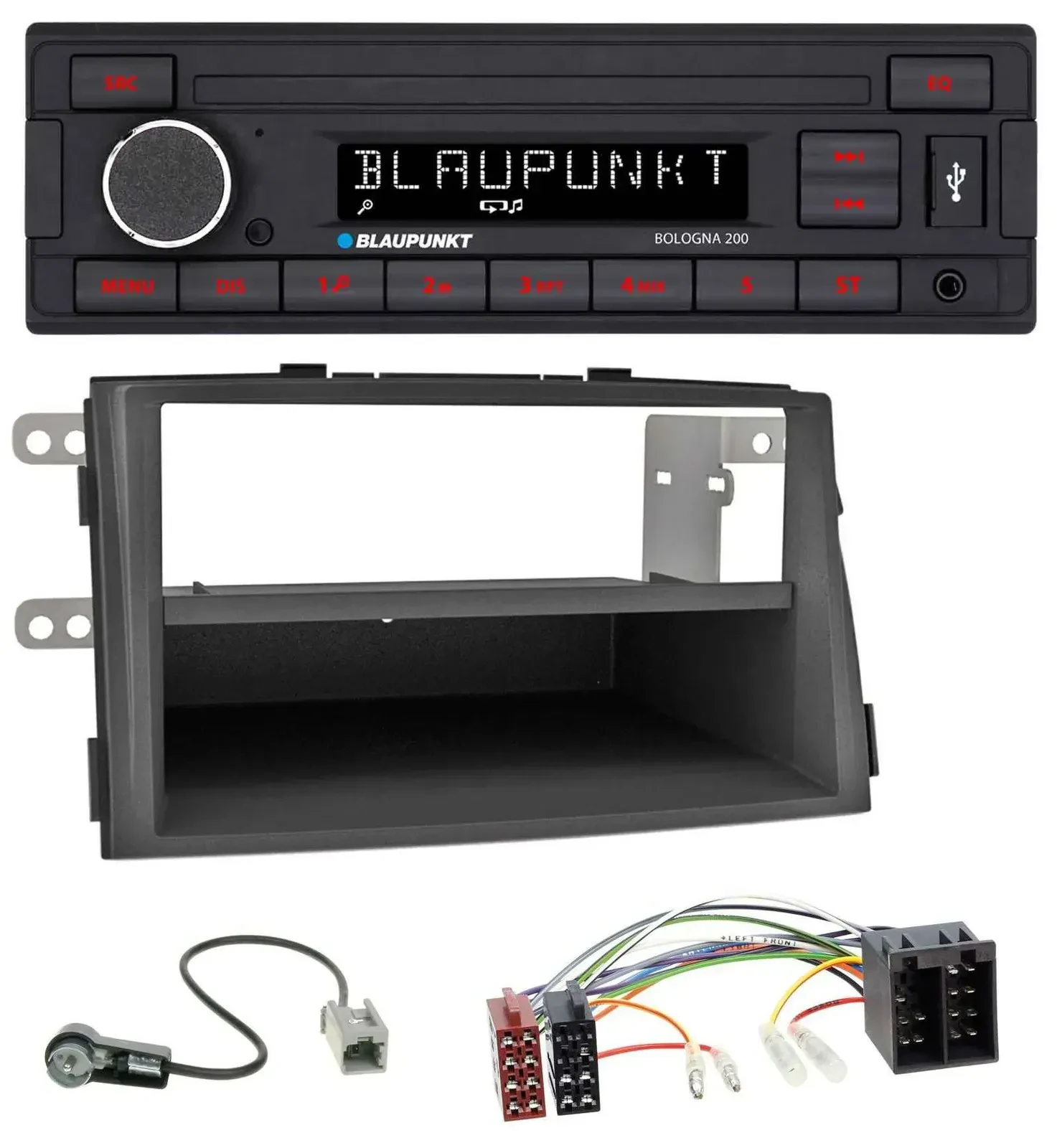 Blaupunkt MP3 AUX USB 1DIN Autoradio für Kia Sorento II (XM, 2009-2012)