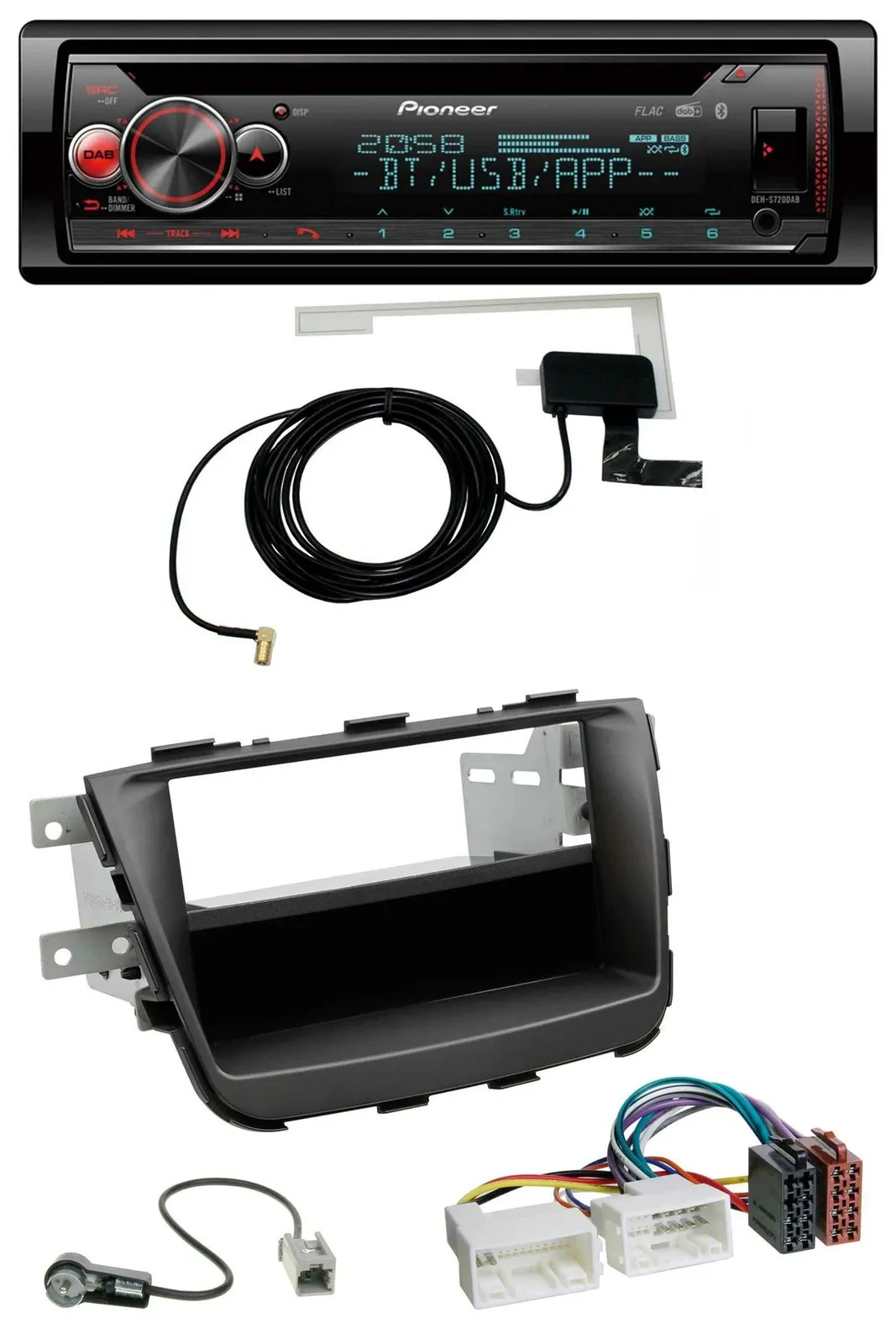 Автомагнитола для Kia Sorento II (2012–2015) Pioneer DAB CD MP3 USB Bluetooth