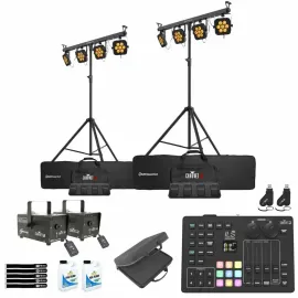 Chauvet DJ 4Bar Quad ILS Wash Systems Pair w ILS Command Wireless Controller