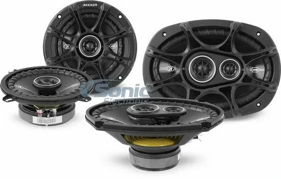 2) Kicker 43DSC504 5.25" 2-Way Car Speakers + 2) 43DSC69304 6x9" 3-Way Speakers