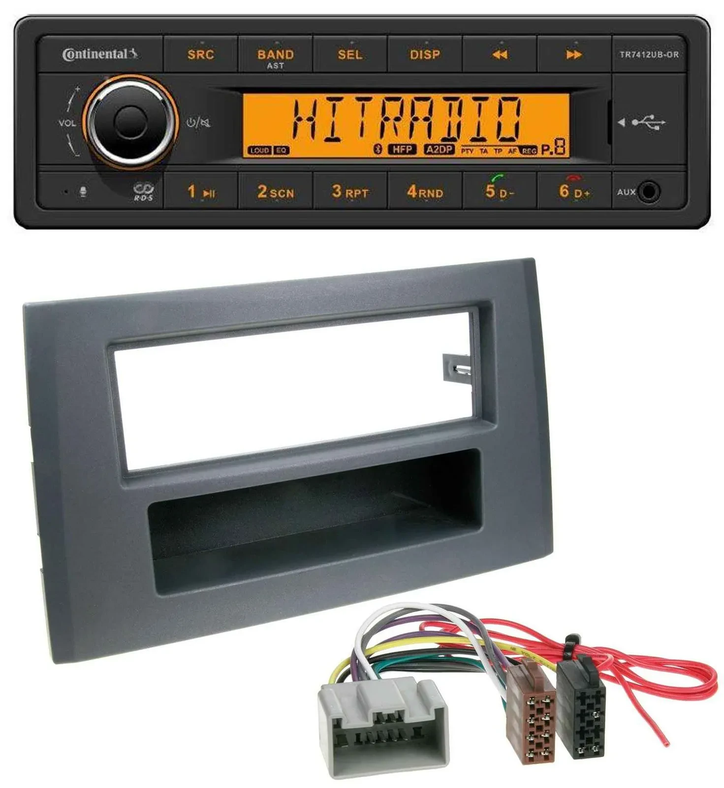Continental MP3 Bluetooth AUX USB Autoradio für Volvo XC90 (14 Pin, 2002-2014)