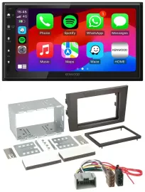 Kenwood MP3 USB DAB 2DIN Bluetooth Autoradio für Volvo XC 90 02-14 14 Pin