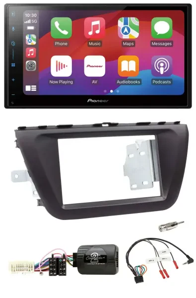 Pioneer DAB USB Lenkrad Bluetooth 2DIN Autoradio für Suzuki SX4 ab 2013