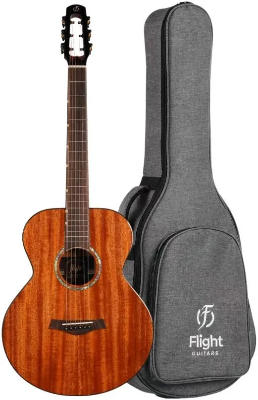 Акустическая гитара FLIGHT Pixi MAH Plus уменьшенная