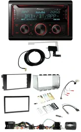 Pioneer 2DIN Lenkrad DAB USB CD Bluetooth Autoradio für Audi A6 C5 2001-2004 Akt