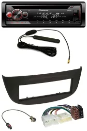 Pioneer CD USB AUX DAB MP3 Autoradio für Renault Twingo ab 2012 schwarz