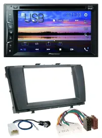 Pioneer Bluetooth 2DIN USB DVD DAB MP3 Autoradio für Toyota Avensis 2009-2015