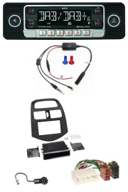 Dietz MP3 DAB Bluetooth USB Autoradio für Chevrolet Spark (KLM 2012-2013)