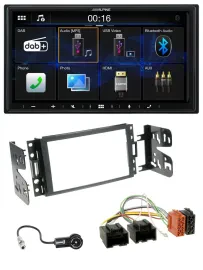 Alpine Bluetooth 2DIN MP3 DAB USB Autoradio für Chevrolet Corvette Uplander 05-1