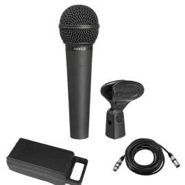 Behringer Behringer ULTRAVOICE XM8500 Dynamic Cardioid Vocal Microphone, Bundle