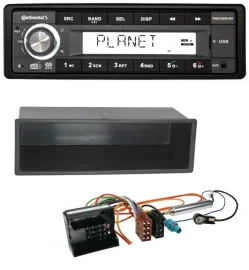 Continental USB 1DIN AUX DAB MP3 Autoradio für Peugeot 207 307 Expert Partner
