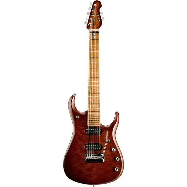 Электрогитара Music Man JP15 Roasted Flame Maple Top 7-String Sahara Burst