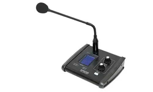 Пейджинговая станция SVS Audiotechnik RPM-200 12 зон, LCD, USB, микрофон на гусиной шее