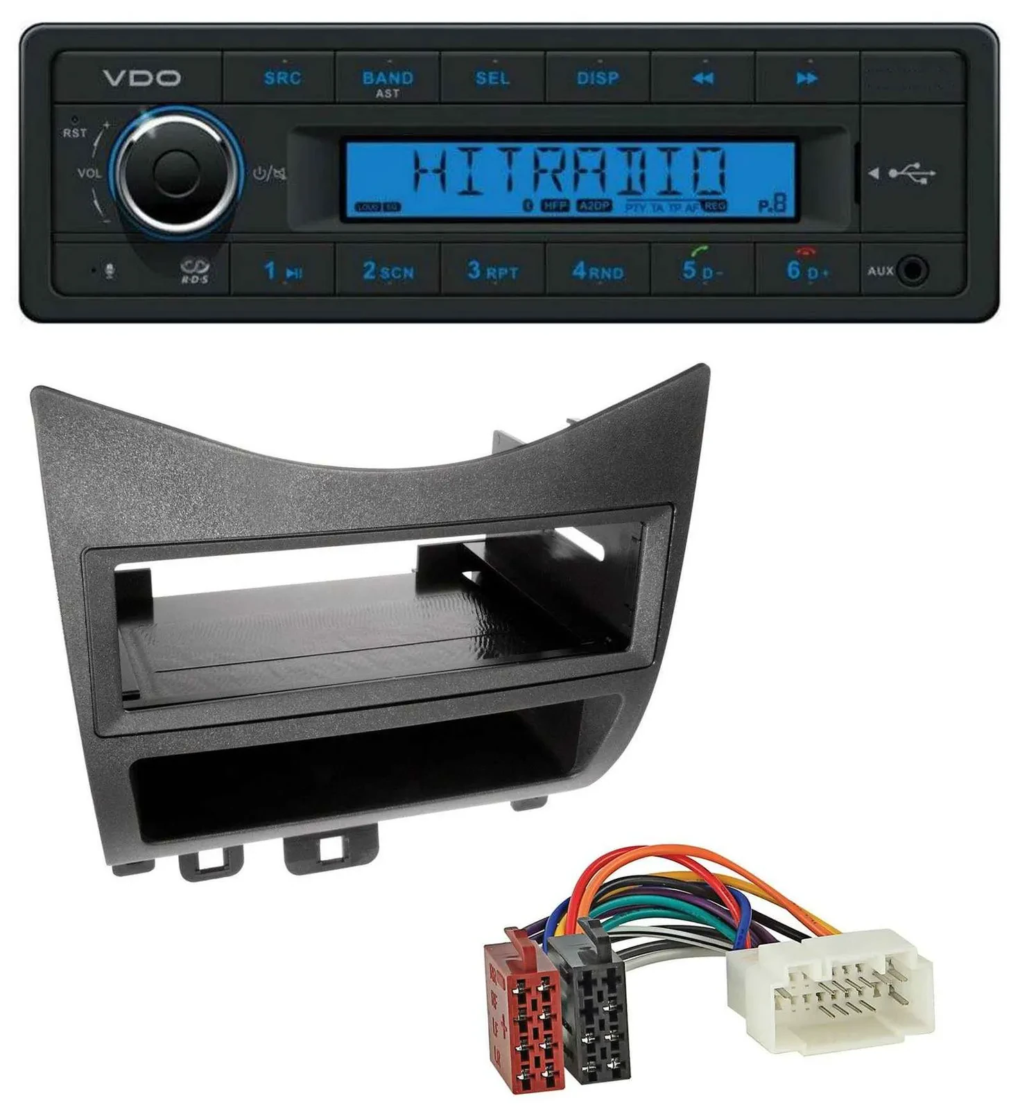 VDO AUX Bluetooth USB MP3 Autoradio für Honda Accord (2003-2007)