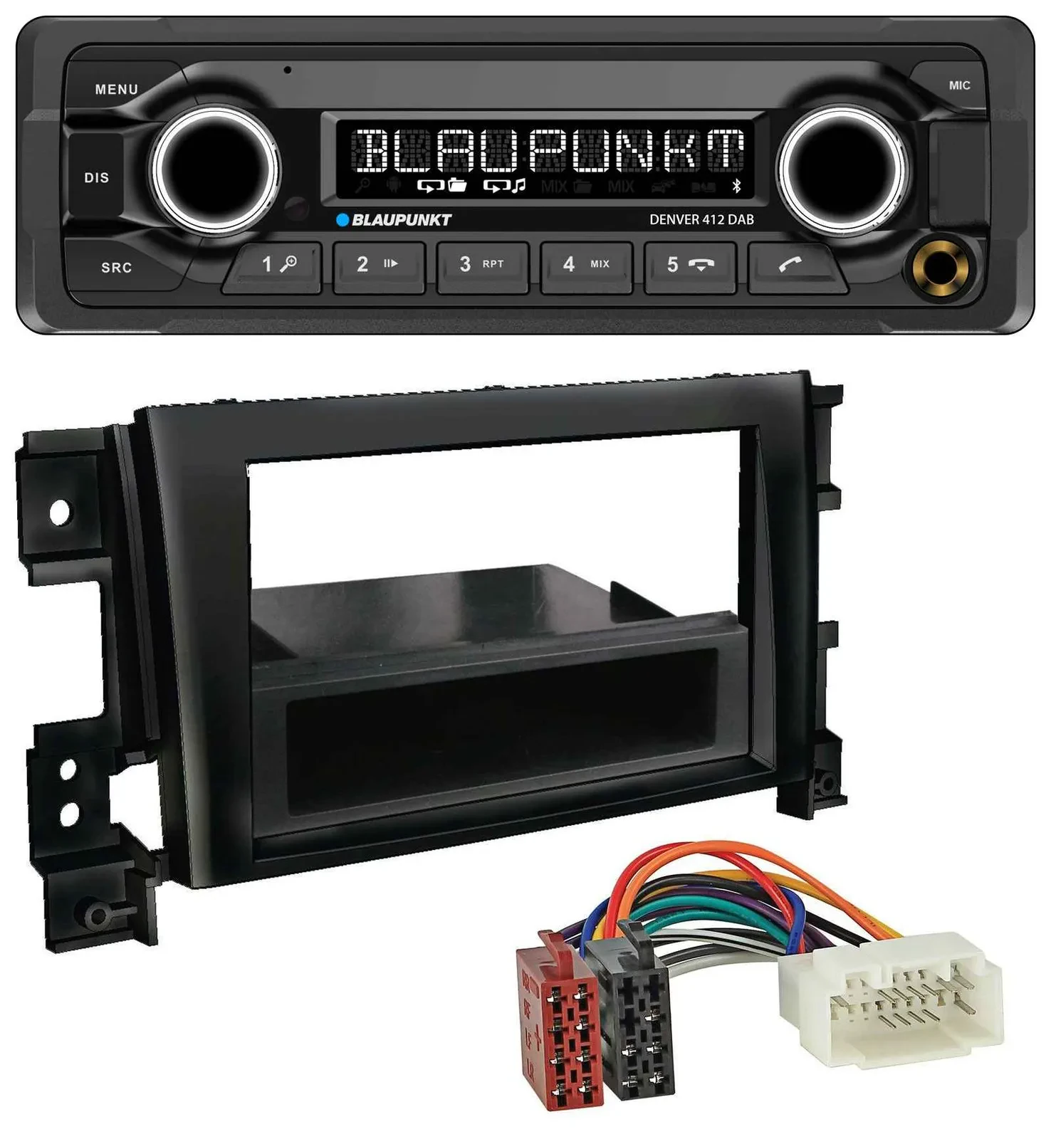 Blaupunkt Bluetooth DAB MP3 USB Autoradio für Suzuki Gran Vitara (ab 2005)