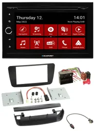 Автомагнитола Blaupunkt 2DIN MP3/DVD Bluetooth DAB USB для Mercedes A‑Class W176
