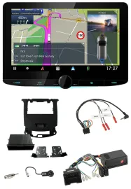 Kenwood Bluetooth DAB TMC 2DIN Lenkrad USB Navigation für Chevrolet Cruze ab 201