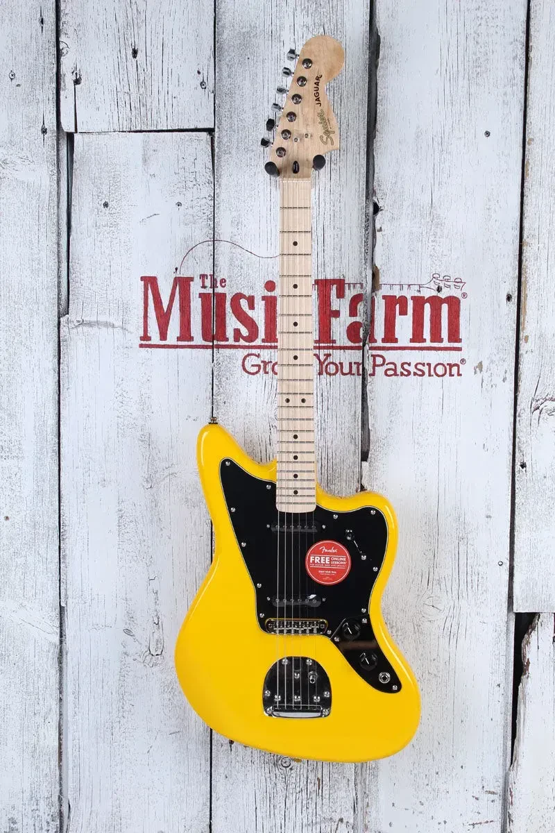 Электрогитара Squier by Fender FSR Affinity Jaguar Graffiti Yellow