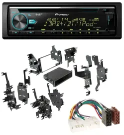 Автомагнитола Pioneer DAB MP3 CD USB Bluetooth для Toyota Highlander, Matrix, RAV4