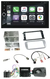 Blaupunkt DAB USB Bluetooth Lenkrad 2DIN TMC Navigation für Ford Mondeo S-Max Pr