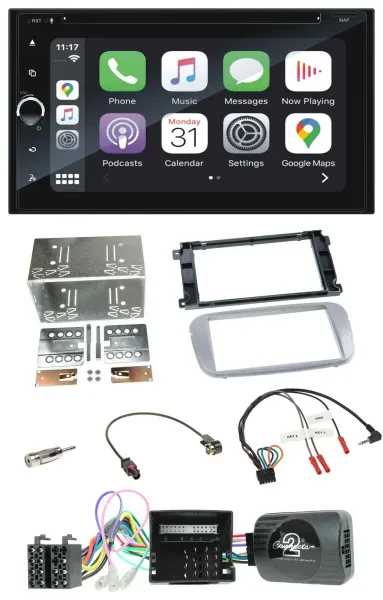 Blaupunkt DAB USB Bluetooth Lenkrad 2DIN TMC Navigation für Ford Mondeo S-Max Pr