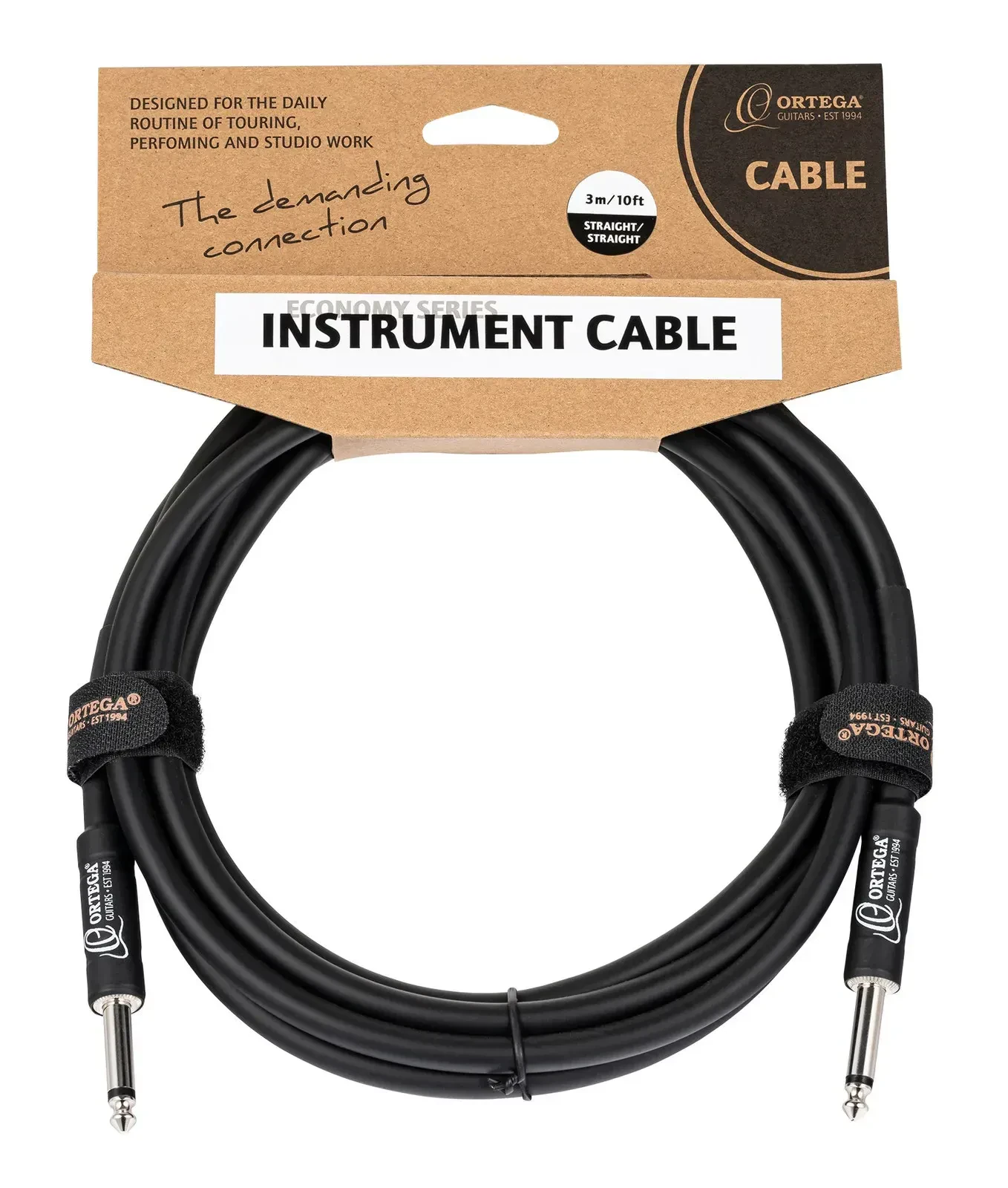 Инструментальный кабель Ortega OECISPV-10 Economy Black 3 м