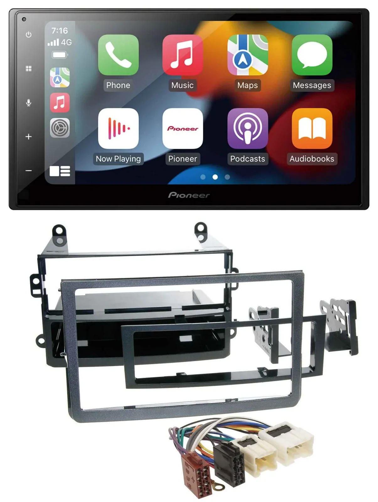 Pioneer DAB Bluetooth 2DIN USB MP3 Autoradio für Nissan 350Z Coupe Roadster 05-0