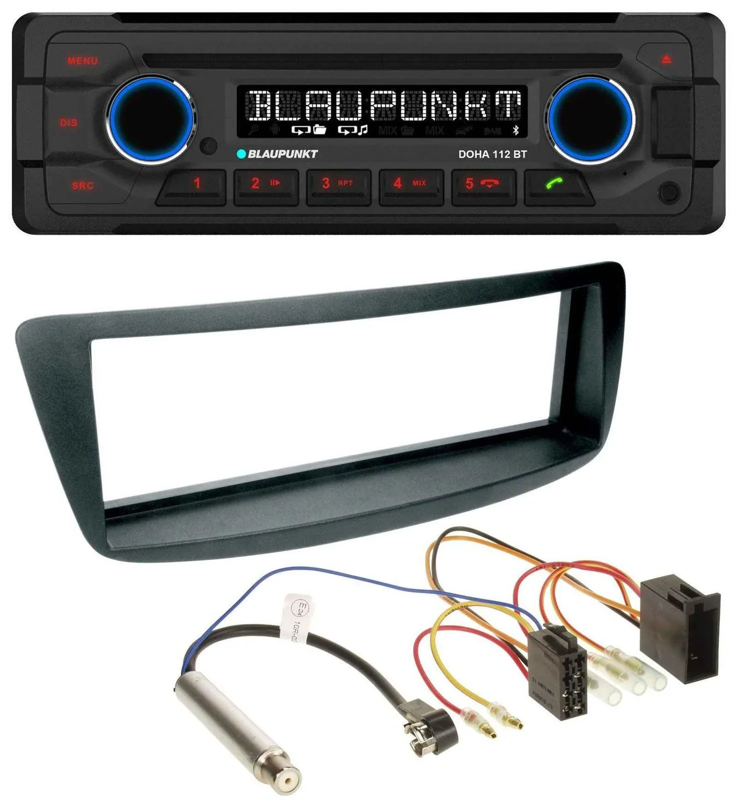 Автомагнитола для Peugeot 107, Citroen C1 Blaupunkt Phantome AUX, MP3, CD, Bluetooth, USB