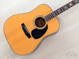 1970s Morris W-40 Vintage Dreadnought Acoustic Guitar, Rosewood & Spruce, Japan