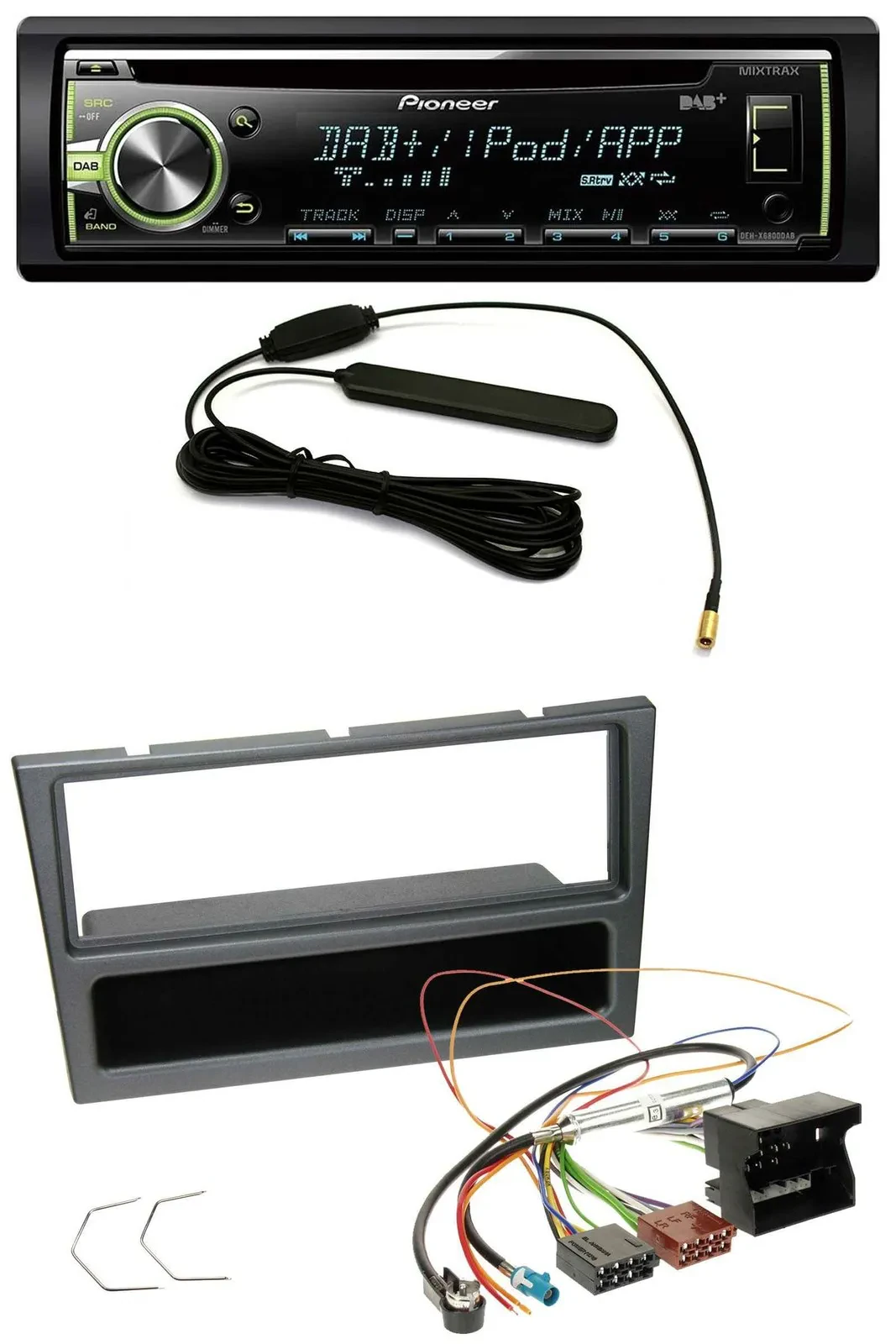 Pioneer MP3 USB CD DAB AUX Autoradio für Opel Corsa C Meriva Vectra C Signum ab