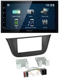 Автомагнитола для Iveco Daily (с 2014) Kenwood 2DIN Bluetooth, MP3, USB, DAB