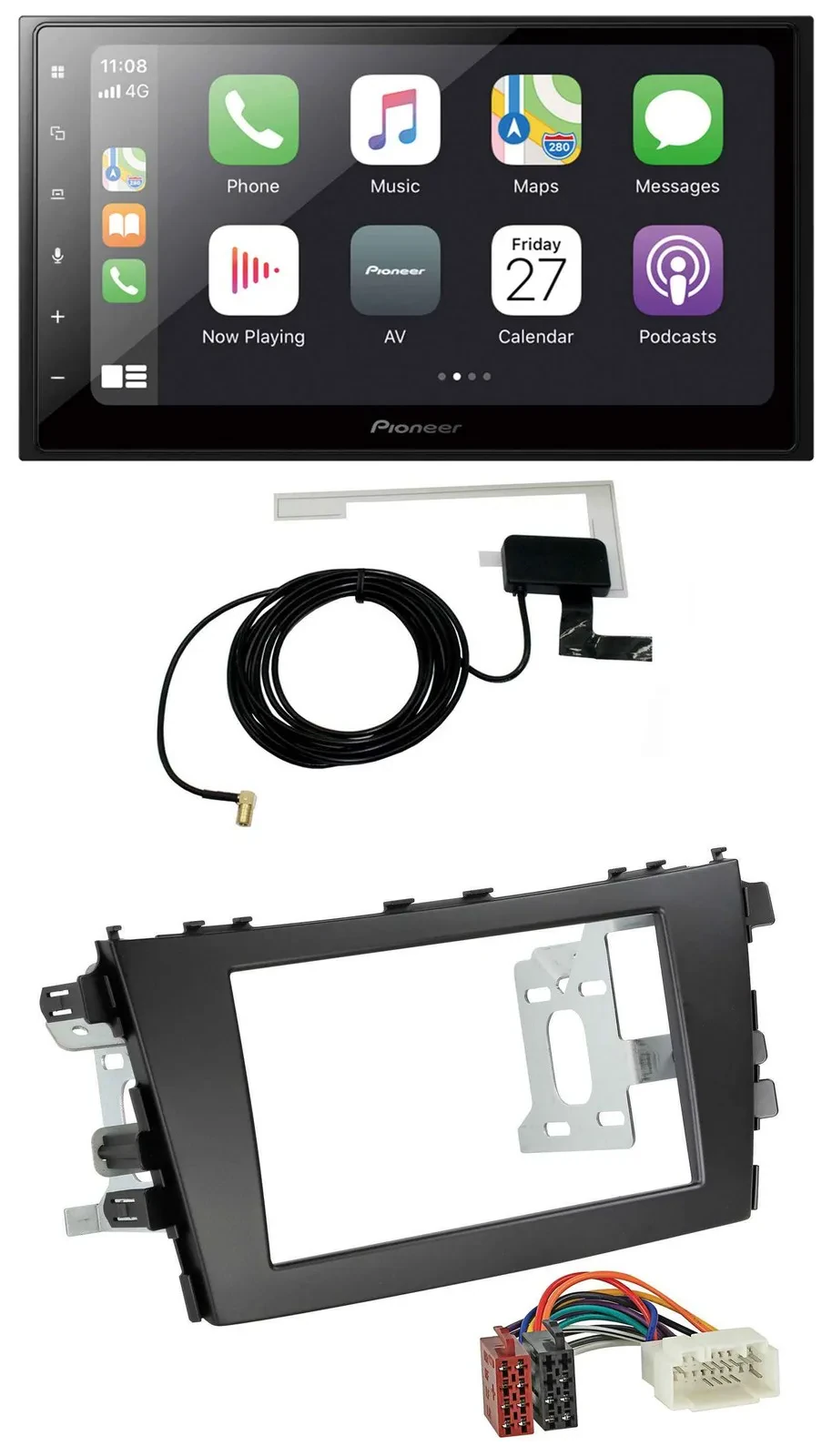 Автомагнитола для Suzuki Celerio LF Pioneer 2DIN, USB, MP3, Bluetooth, DAB