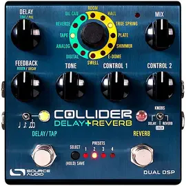 Педаль эффектов для электрогитары Source Audio Sa263 Collider Stereo Delay Reverb Effects Pedal