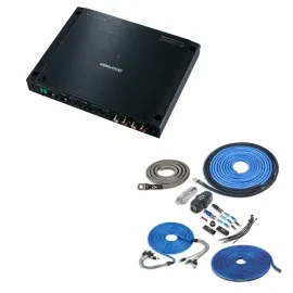 Kenwood eXcelon XR401-4 400W RMS Class-D 4-Channel Amplifier with Amp Kit