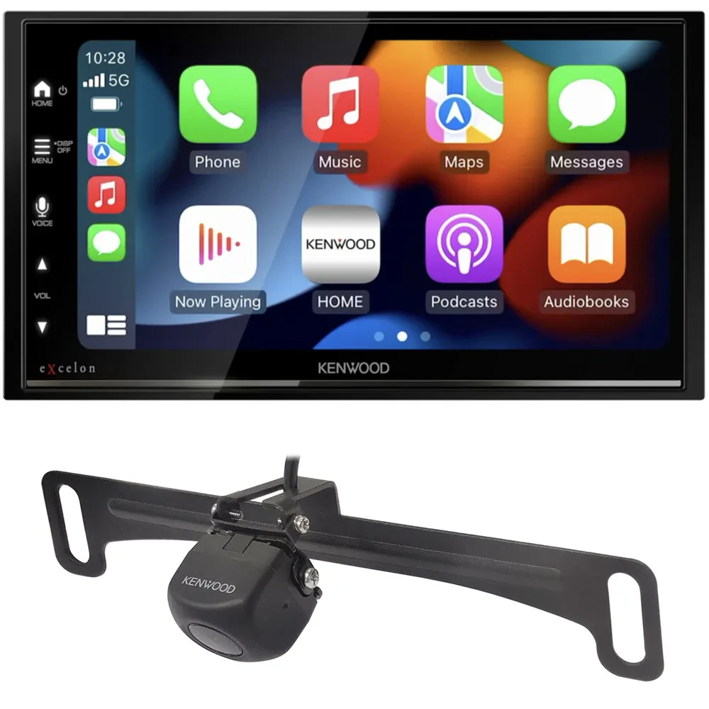 Kenwood DMX709S 6.8" Touchscreen Receiver w/ 195° Backup Camera