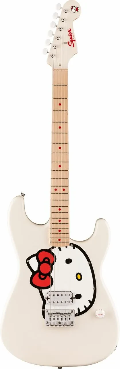 Электрогитара Squier by Fender Hello Kitty Stratocaster White