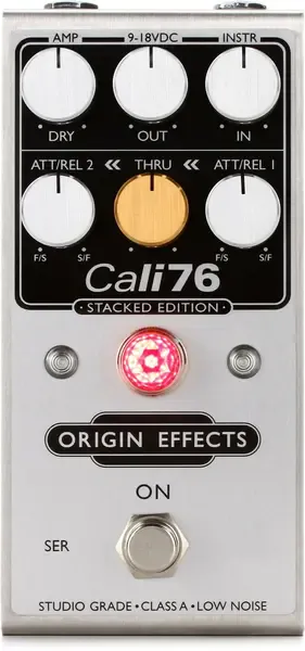 Педаль эффектов для электрогитары Origin Effects Cali76 Stacked Edition Compressor