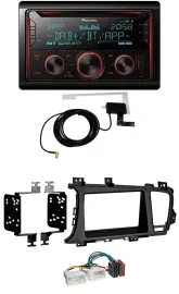 Pioneer 2DIN MP3 DAB USB CD Bluetooth Autoradio für Kia Optima (ab 2012)