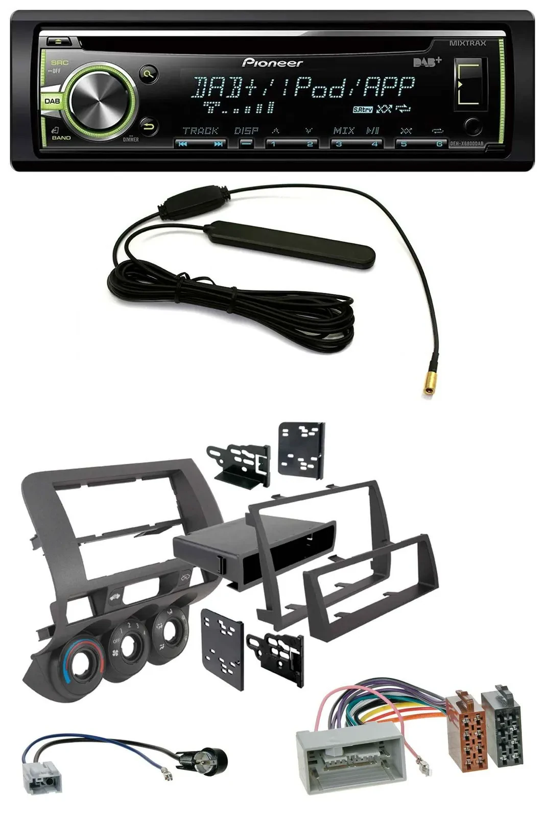Pioneer MP3 USB CD DAB AUX Autoradio für Honda Fit 06-07 nur US-Importe