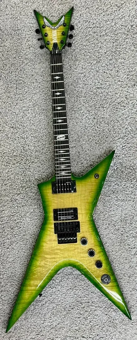 Электрогитара Dean Guitars STHFDS Stealth Floyd FM Dime Slime w/case Korea 2014