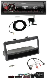 Pioneer MP3 Lenkrad CD DAB USB Autoradio für Ford Mondeo 00-02 schwarz Ablage